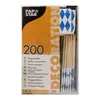 Papstar Deko Picker bandiere bianco blu 8cm 200 pezzi Anteprima dell’immagine prodotto 4