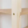 Wooden House Shelf SHELLY - Grey - Natural decor Produktbild-Vorschau 8