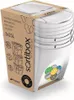 Prosperplast Recyclingbehälter 75l 3 Einheiten Weiß  Weiß Produktbild-Vorschau 3