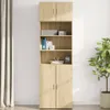 vidaXL Wandschrank Sonoma-Eiche 70x42,5x40 cm Holzwerkstoff Produktbild-Vorschau 3