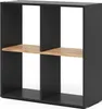 Meuble de rangement cube Vicco Tetra Anthracite/chêne doré Voir les images du produit 1