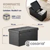 CASARIA® Cassapanca Contenitore con Coperchio Pieghevole  Anteprima dell’immagine prodotto 6