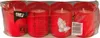 Papstar Grablichter "Stundenbrenner" Ø 5 cm · 6,5 cm rote Produktbild-Vorschau 1