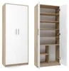 Topeshop OLIV 2D SON-MIX KPL, Eiche, Weiß, 8 Regale, Produktbild-Vorschau 1