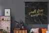 MuchoWow® Wandteppich Wandbehang Zitate - Schritt - Marmor Produktbild-Vorschau 5