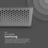 Opbergmand antraciet, 12,0 liter - 44x30x17 cm - set van 4 Productafbeelding-voorbeeld 6