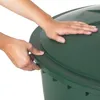 Hands are shown closing the lid of a green barrel. Produktbild-Vorschau