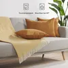 Blumtal Lot de 2 Housses de coussin 30x50 cm Chenille - Voir les images du produit 6