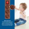 UNITEC TSD 3fach mit Schalter 1,4m, braun Produktbild-Vorschau 4