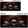 Mysteriöse Totenkopf Schreibtischunterlage 89x40cm XXL Produktbild-Vorschau 6