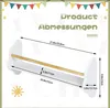 WOLTU 3er Set Kinder Bücherregal, Kinderzimmerregal, aus Produktbild-Vorschau 3
