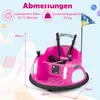 COSTWAY 12V Autoscooter per bambini girevole a 360°, 2 in 1 Anteprima dell’immagine prodotto 2