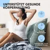 Björn&Schiller Rückenkissen türkis-grau, 200 cm - Produktbild-Vorschau 3