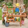 COSTWAY, cucina da esterno per bambini, ideale per bambini Anteprima dell’immagine prodotto 2