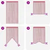 vidaXL Fadenvorhänge 2 Stk. Rosa 140x250 cm Produktbild-Vorschau 6