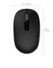 Schnurlose Mouse Microsoft U7Z-00004            Schwarz Produktbild-Vorschau 5
