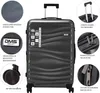 DMS® 7tlg Hartschalenkofferset Koffer Reisekoffer Trolley Produktbild-Vorschau 2