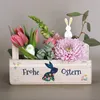 Osterkorb aus Holz mit Motivdruck – Geschenkbox zu Ostern - Produktbild-Vorschau 2