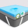 komfortní topper 2 v 1 - duo matrace s gelovou paměťovou Náhled obrázku produktu 10