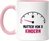 Mutter von 3 Kindern Tasse Rosa Lustig Energielos Tank ist Produktbild-Vorschau 1