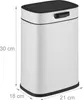 Relaxdays Küchenmülleimer 5 L, hängender Biomüllbehälter, Produktbild-Vorschau 4