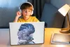 MuchoWow® Laptop Aufkleber Sticker Cover Kakadu - Blau - Produktbild-Vorschau 3