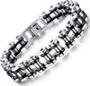 Motorradkette Herren Armband Edelstahl Biker Gliederkette Produktbild-Vorschau 1