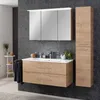 Fackelmann B.perfekt Badmöbel Set 3-teilig, 100 cm, Braun Produktbild-Vorschau 2