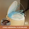 Toilettendeckel O Form WC-Sitze, Schwerer Toilettensitz mit Produktbild-Vorschau 8