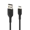 Belkin BOOST CHARGE USB-C/USB-A Kabel, PVC, 1m, schwarz Produktbild-Vorschau 3