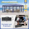 LEADZM 3x 6m Faltpavillon, Pop Up Pavillon mit 6 Produktbild-Vorschau 6