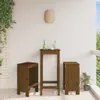 Barhocker 2 Stk. Honigbraun 40x36x75 cm Massivholz Kiefer Produktbild-Vorschau 1