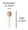 Novaliv 12x Stabkerzenhalter gold I Kerzenpick 10 x 2,5 cm Produktbild-Vorschau 2