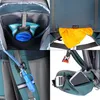 Collage of four close-up images showing different features of a green rucksack. Produktbild-Vorschau