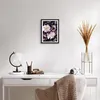 Gerahmtes Poster - Schwarzer Rahmen - Pfingstrosen Veilchen Produktbild-Vorschau 6