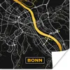MuchoWow® Poster Bonn - Stadtplan - Karte - Gold - Produktbild-Vorschau 1