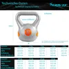 Kettlebell  hantla 8 kg MOVIT Podgląd zdjęcia produktu 11