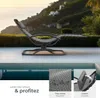 Chaise longue ergonomique TOULON - gris, par pièce Voir les images du produit 4