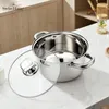 SWISS HAUS, sada 3 nerezových hrnců o průměrech 20/24/28 cm Náhled obrázku produktu 8