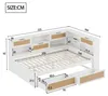 Flieks Tagesbett mit 2 Schubladen, Schlafsofa 140x200cm mit Produktbild-Vorschau 7