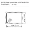 Schock Unterbau-Einbauspüle Mono D-100S U Silverstone Produktbild-Vorschau 4