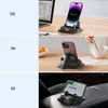 Collage showing a phone mount used in different settings: on a desk with a laptop, on a kitchen counter, and in a car. Náhled obrázku produktu