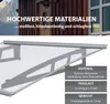 Vordach 115 x 100 cm Aluminium Türdach Türvordach Produktbild-Vorschau 2