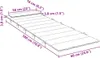 The Living Store Sonnenliegen-Auflage Creme 180x60x3 cm Produktbild-Vorschau 7