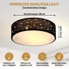 Monzana Lampada da Soffitto Plafoniera Tessuto Ø 38cm Anteprima dell’immagine prodotto 4
