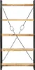 vidaXL Knihovna 5 přihrádek 90 x 30 x 180 cm mango masiv Náhled obrázku produktu 1