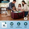 Monzana® Sac De Voyage à roulettes Rouge - Sac de sport 85L Voir les images du produit 2