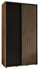 Šatní skříň BAYLIN 1 - 130/45 cm, dub artisan / černá / dub Náhled obrázku produktu 2