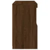 vidaXL Kredens z oświetleniem LED brązowy dąb 60x37x67 cm Podgląd zdjęcia produktu 9