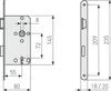 Einsteckschloss ES BB LS 55/72/20 Stulp 20 x 235 mm Produktbild-Vorschau 2